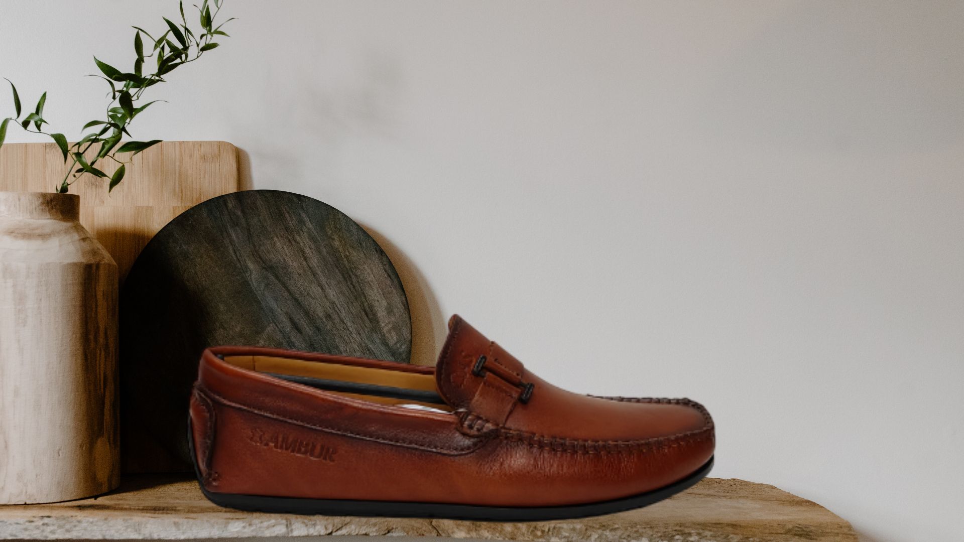 men driving loafer