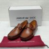 Men's Tan Two-Tone Nappa Leather Driving Loafer